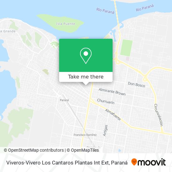 Mapa de Viveros-Vivero Los Cantaros Plantas Int Ext