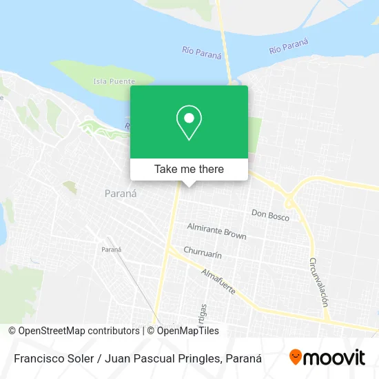 Mapa de Francisco Soler / Juan Pascual Pringles