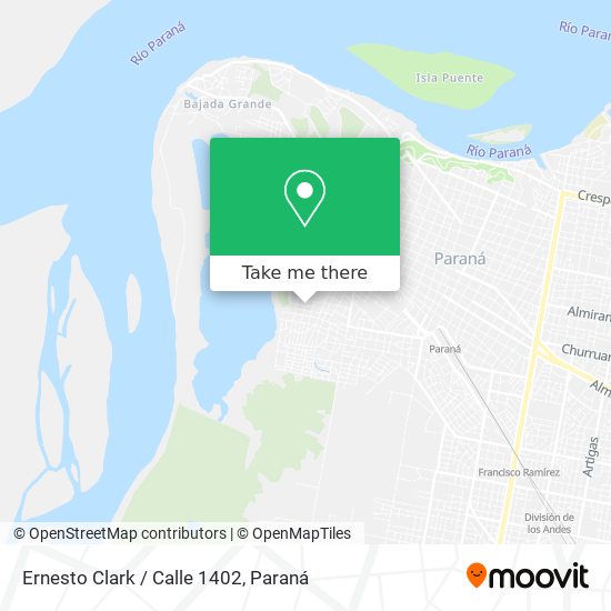 Ernesto Clark / Calle 1402 map