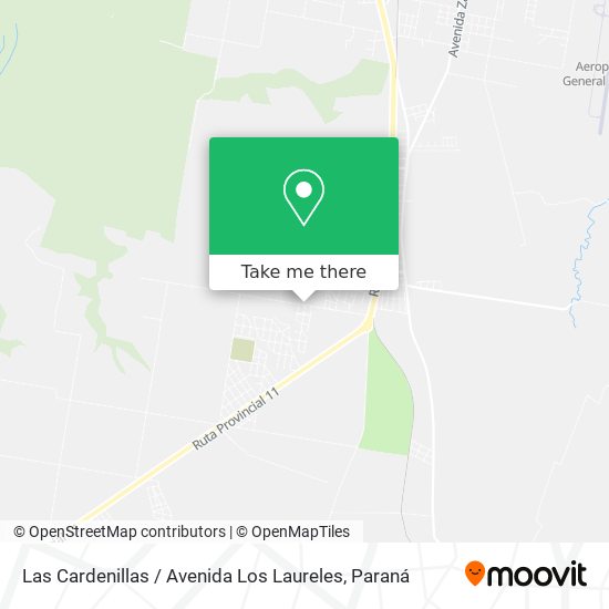 Las Cardenillas / Avenida Los Laureles map
