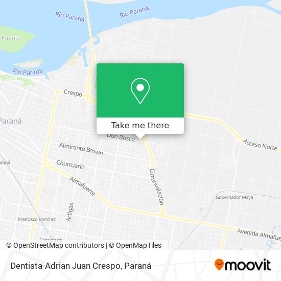 Mapa de Dentista-Adrian Juan Crespo