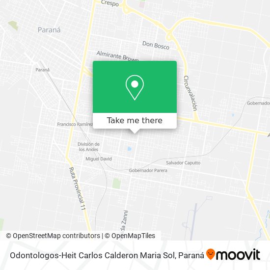 Mapa de Odontologos-Heit Carlos Calderon Maria Sol