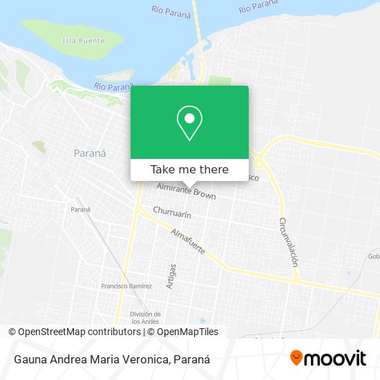Gauna Andrea Maria Veronica map