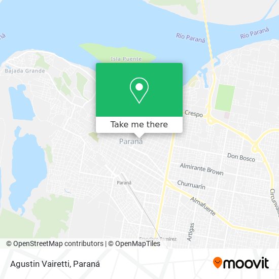 Mapa de Agustin Vairetti