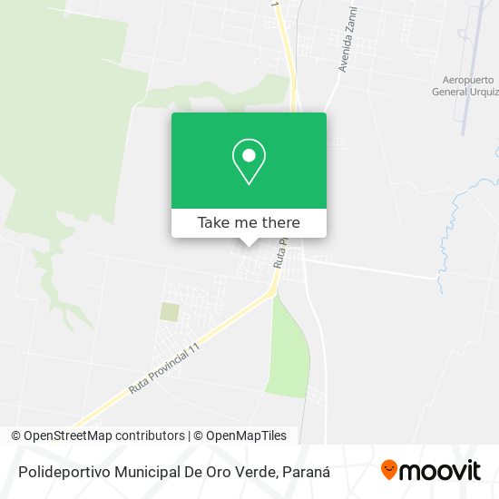 Polideportivo Municipal De Oro Verde map