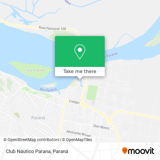 How to get to Club Náutico Parana in Paraná by Bus?