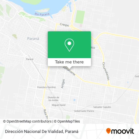 Dirección Nacional De Vialidad map