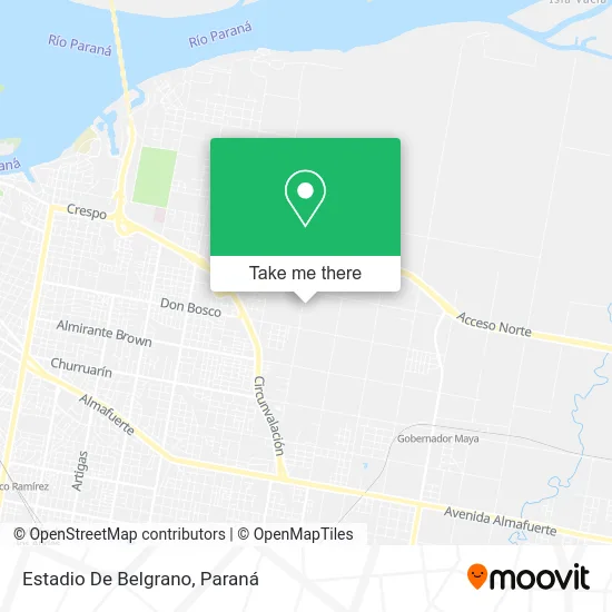 Estadio De Belgrano map