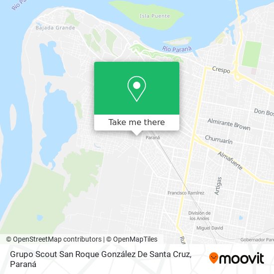 Grupo Scout San Roque González De Santa Cruz map