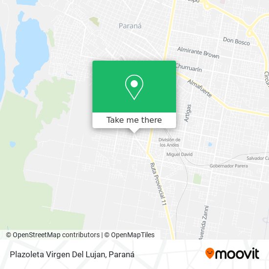 Plazoleta Virgen Del Lujan map