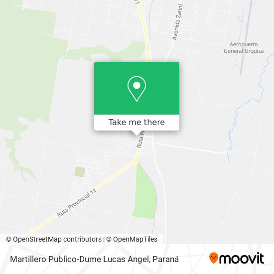 Mapa de Martillero Publico-Dume Lucas Angel