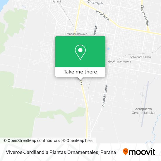 Mapa de Viveros-Jardilandia Plantas Ornamentales