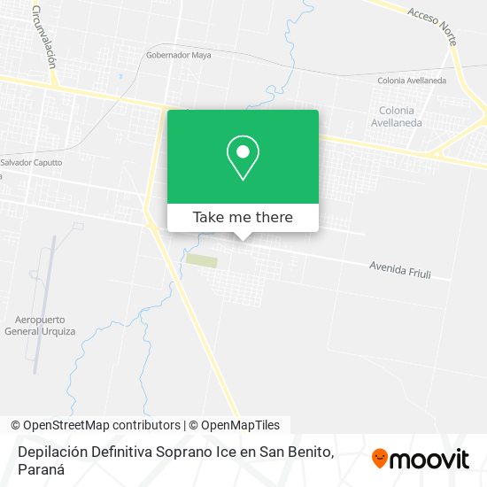Depilación Definitiva Soprano Ice en San Benito map