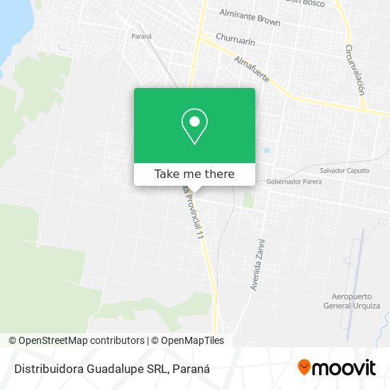 Distribuidora Guadalupe SRL map