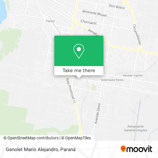 Genolet Mario Alejandro map
