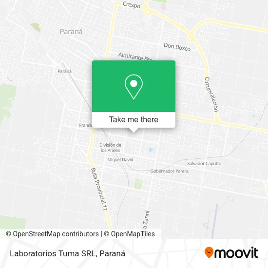 Laboratorios Tuma SRL map