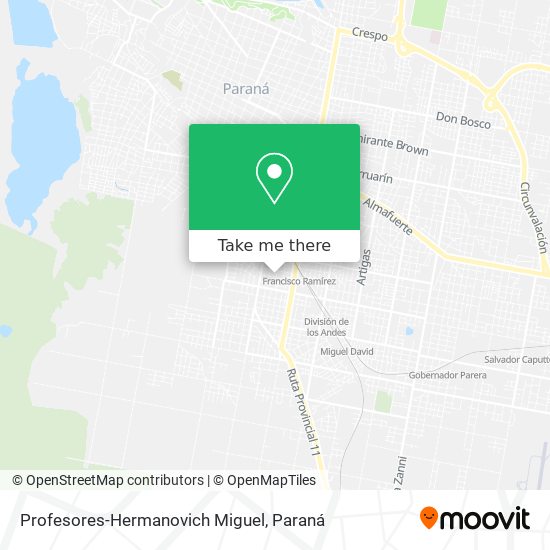 Profesores-Hermanovich Miguel map