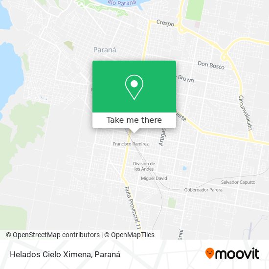 Helados Cielo Ximena map