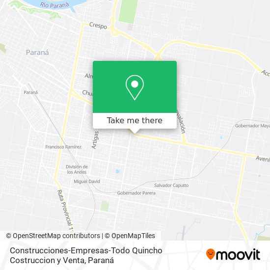 Construcciones-Empresas-Todo Quincho Costruccion y Venta map