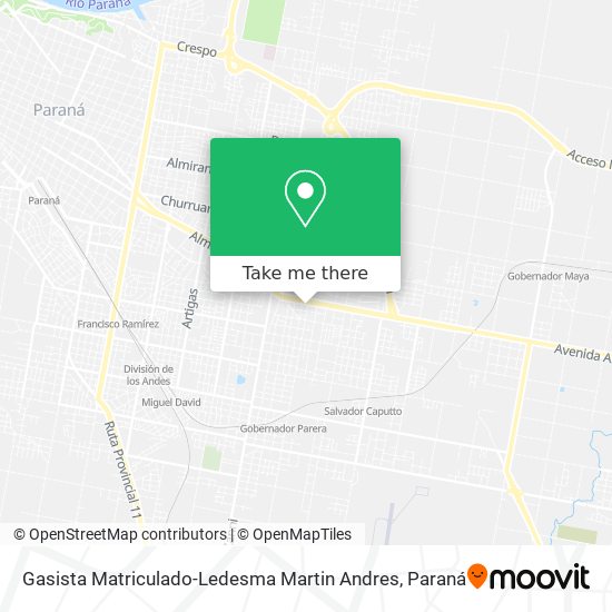 Gasista Matriculado-Ledesma Martin Andres map
