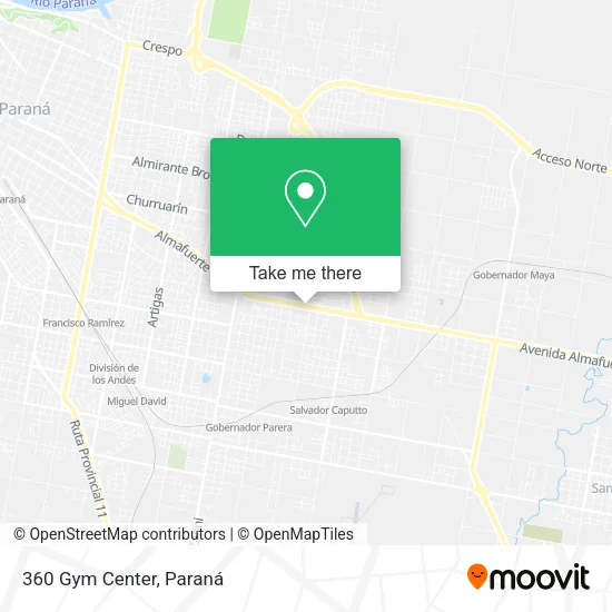 Mapa de 360 Gym Center