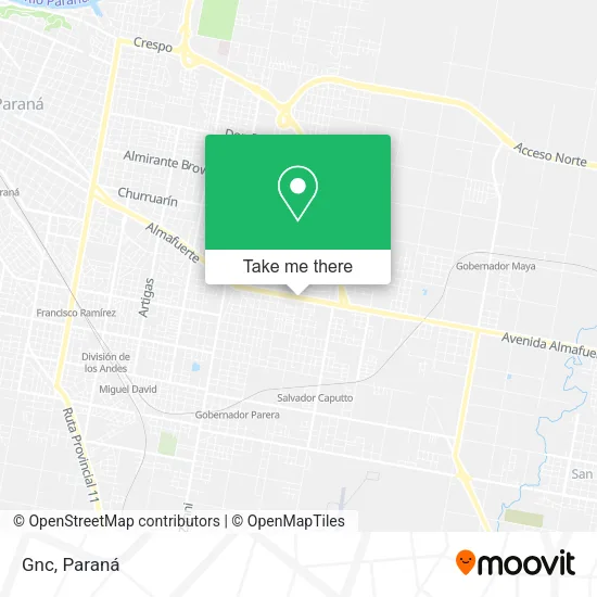 Mapa de Gnc
