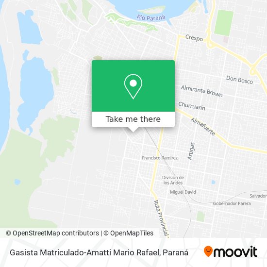 Gasista Matriculado-Amatti Mario Rafael map