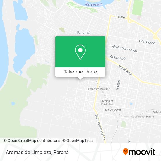 Aromas de Limpieza map