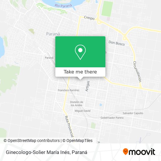 Ginecologo-Solier María Inés map