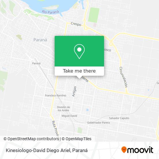 Kinesiologo-David Diego Ariel map