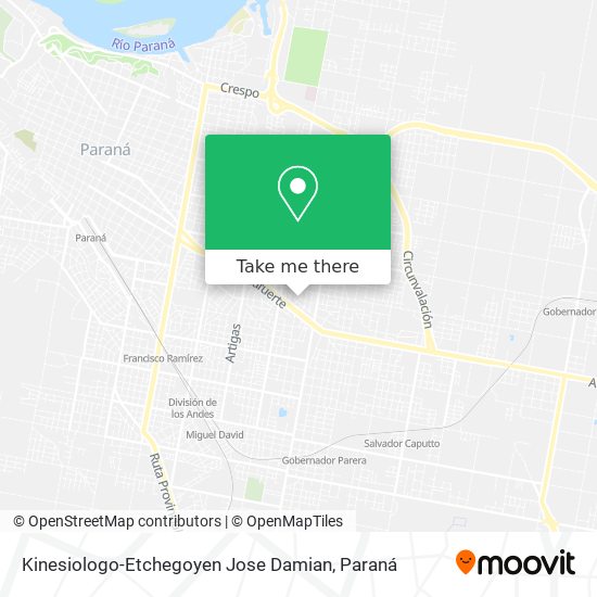 Mapa de Kinesiologo-Etchegoyen Jose Damian