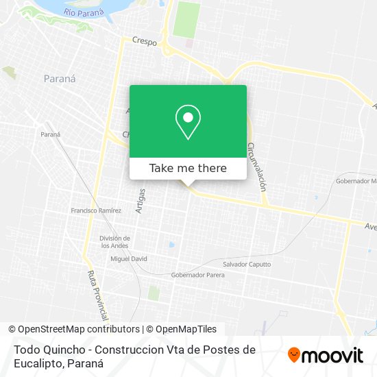 Todo Quincho - Construccion Vta de Postes de Eucalipto map