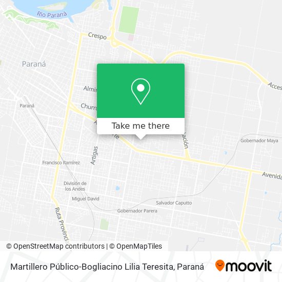 Martillero Público-Bogliacino Lilia Teresita map