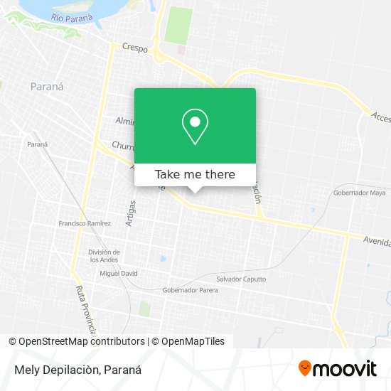 Mapa de Mely Depilaciòn