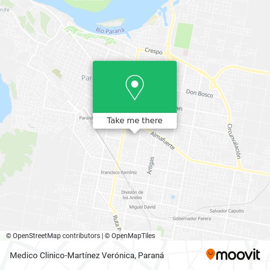 Medico Clinico-Martínez Verónica map
