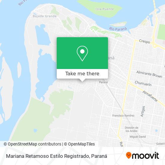 Mapa de Mariana Retamoso Estilo Registrado