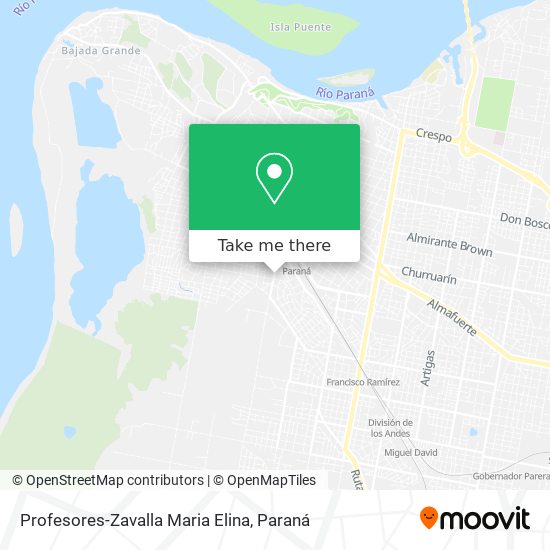 Mapa de Profesores-Zavalla Maria Elina