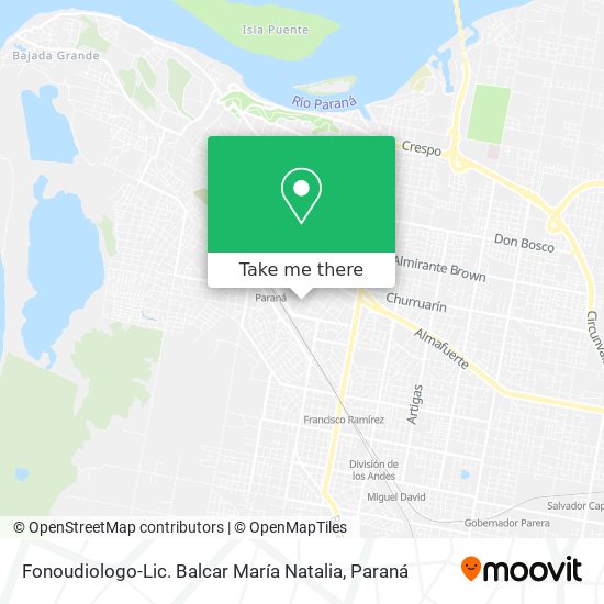 Mapa de Fonoudiologo-Lic. Balcar María Natalia