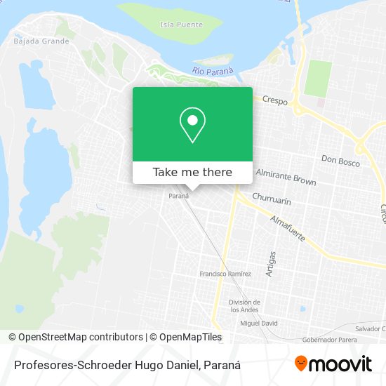 Mapa de Profesores-Schroeder Hugo Daniel
