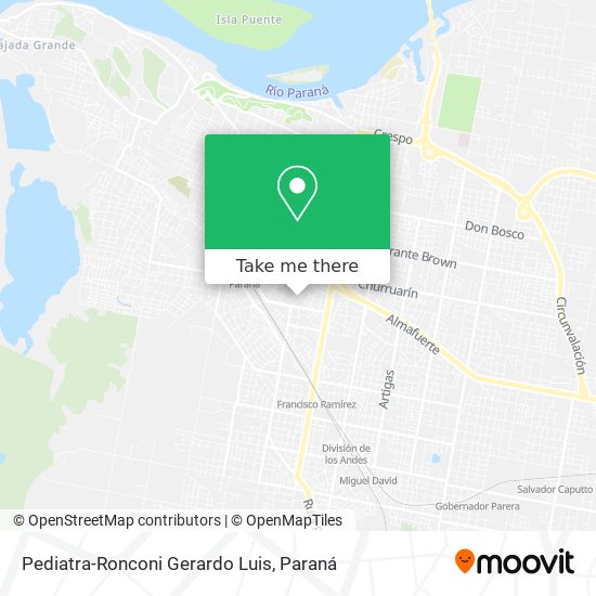 Mapa de Pediatra-Ronconi Gerardo Luis