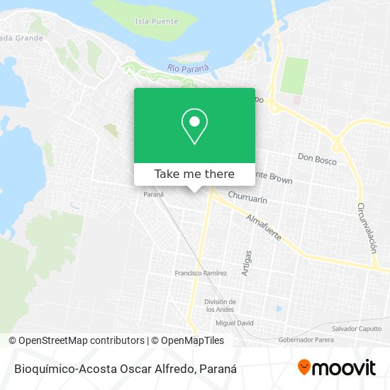 Bioquímico-Acosta Oscar Alfredo map