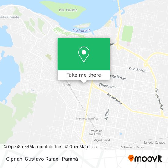 Cipriani Gustavo Rafael map