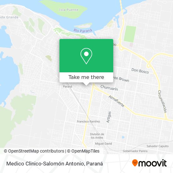 Medico Clinico-Salomón Antonio map