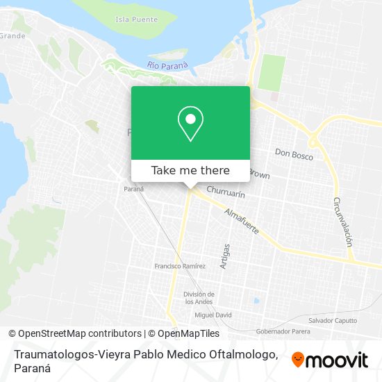 Traumatologos-Vieyra Pablo Medico Oftalmologo map