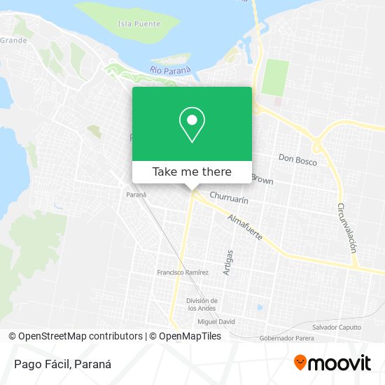 Pago Fácil map
