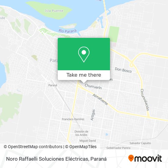 Mapa de Noro Raffaelli Soluciones Eléctricas
