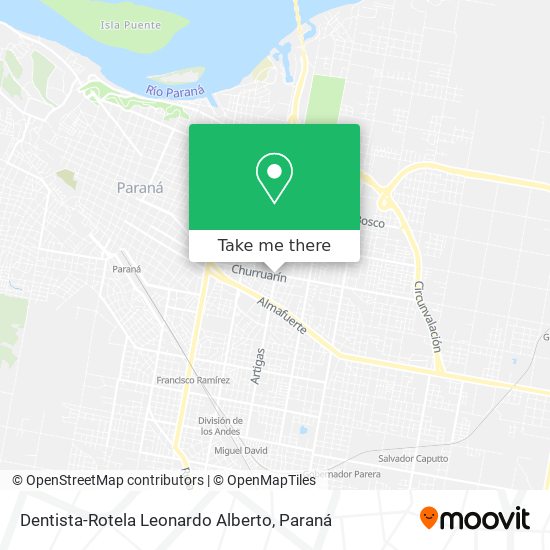 Mapa de Dentista-Rotela Leonardo Alberto