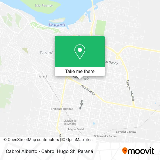 Cabrol Alberto - Cabrol Hugo Sh map