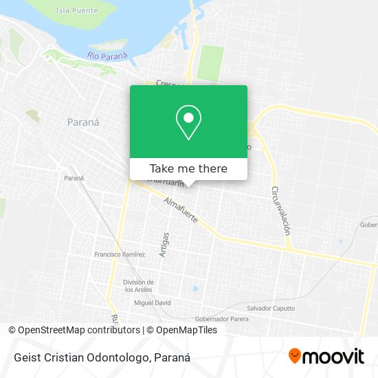 Mapa de Geist Cristian Odontologo