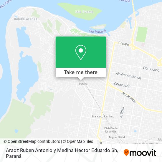 Araoz Ruben Antonio y Medina Hector Eduardo Sh map